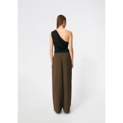 Galemd wide pants seal brown