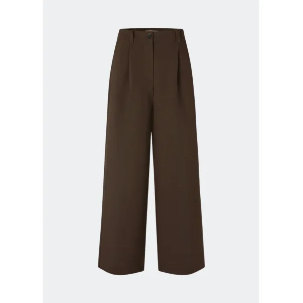 Galemd wide pants seal brown