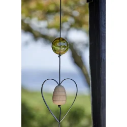 Glas kugle gr�n stor