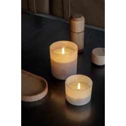 Glas lys 9,2x10,2 cm vanilla