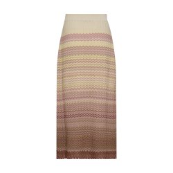 MMHopi zig zag knit skirt powder pink