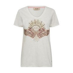 MMNadine o-ss deco tee powder pink
