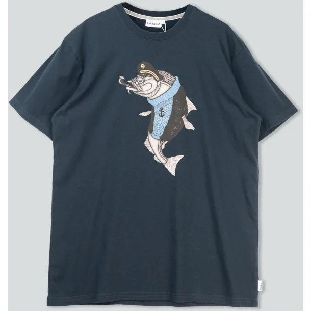 Haddock t-shirt blueberry