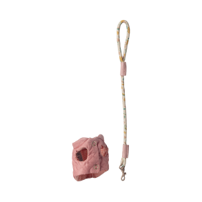 Halsb�nd og snor rosa 16-6913-00