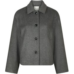 Hamra wool jacket grey melange 
