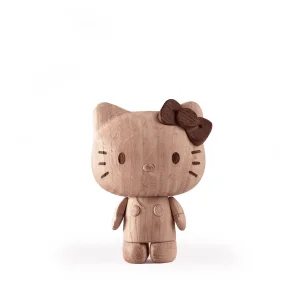 Hello Kitty smoke stained oak small