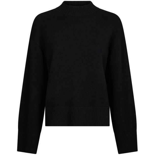 Hendrick knit blouse black