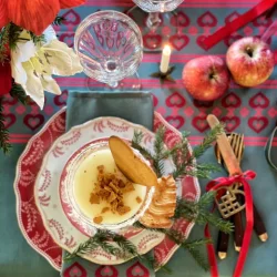 Hjertedug 140X340 cm.