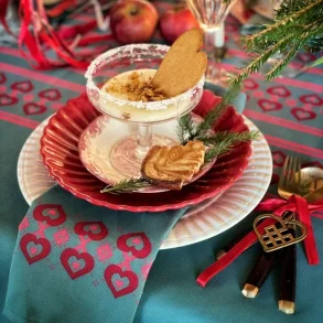 Hjerteservietter - 2 stk. 