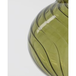 House doctor julekugle fluted grn