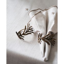 House doctor servietringe messing