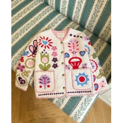 Maggie jacket white multi 