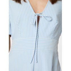 Ilsie stripe dress light blue 