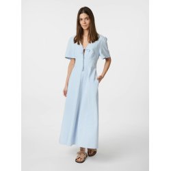 Ilsie stripe dress light blue 