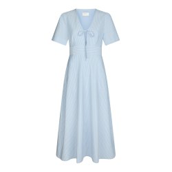Ilsie stripe dress light blue 