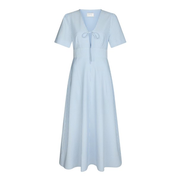 Ilsie stripe dress light blue 