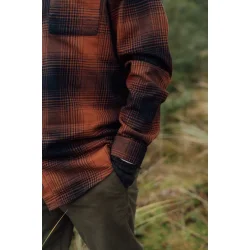 Inca unna shirt mocha bisque/blueberry