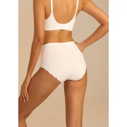 Invisible highwaist maxi trusse hvid