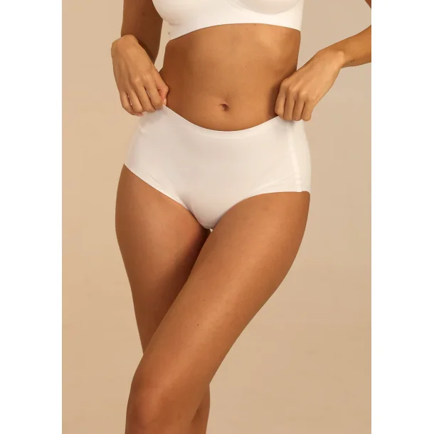 Invisible highwaist maxi trusse hvid