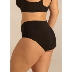 Invisible highwaist maxi trusse sort