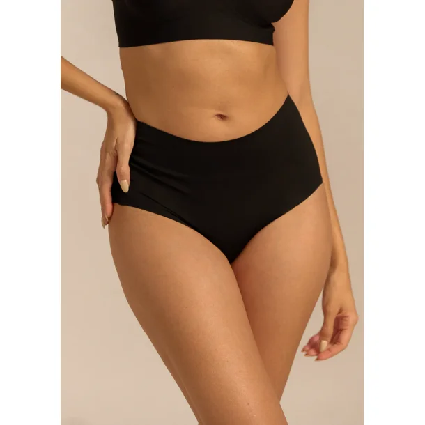 Invisible highwaist maxi trusse sort