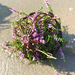 Iron decor ball rust X-large