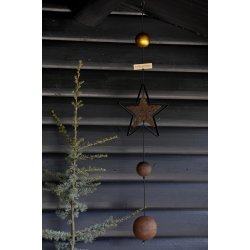 Iron star outline rust medium