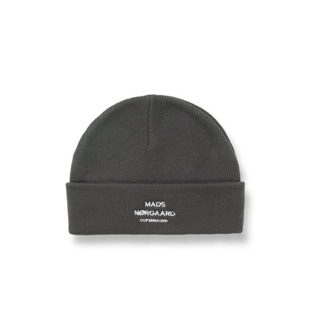 Isak ambas logo beanie asphalt 