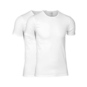 JBS 2 pack O-neck bamboo hvid