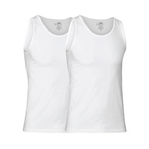 JBS 2 pack singlet bamboo hvid