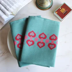Hjerteservietter - 2 stk. 