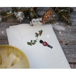 Juleserviet med nddeknkker