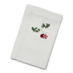 Juleserviet med julehjerte 