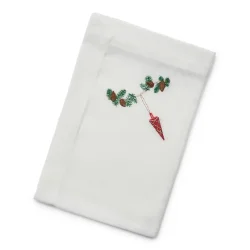 Juleserviet med r�dt kr�mmerhus