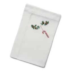 Juleserviet med sukkerstok 