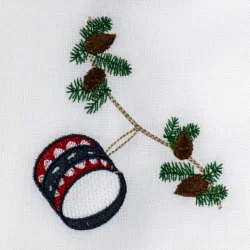 Juleserviet med tromme 