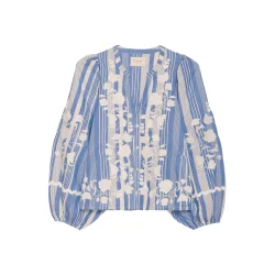 Juliane top blue stripes 