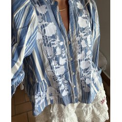 Juliane top blue stripes 