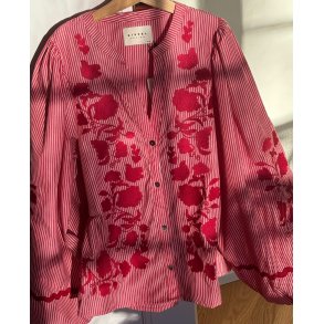 Juliane top red stripes