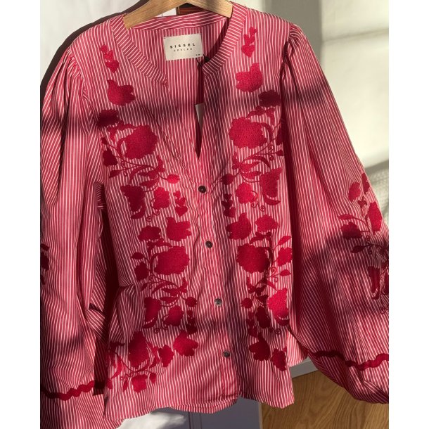 Juliane top red stripes