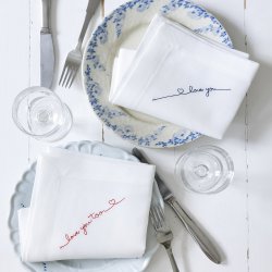 Krlighedservietter - 2 stk. 