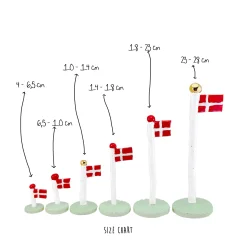 Klassisk dannebrog pale spring 23 cm