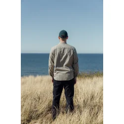 Klvedal shirt green gables/white pepper