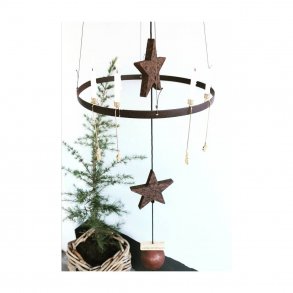 Kork stjerne lille 15x15 cm