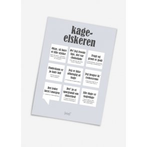 Kort A5 Kage elskeren