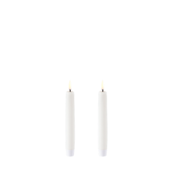 Kronelys 2,3x15,5 cm nordic white