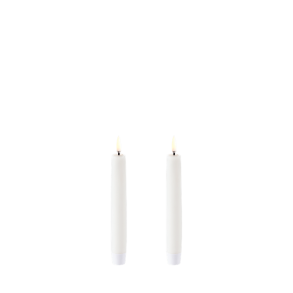 Kronelys 2,3x15,5 cm nordic white