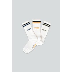 Logo socks 3-pack white 