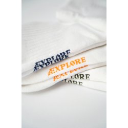 Logo socks 3-pack white 