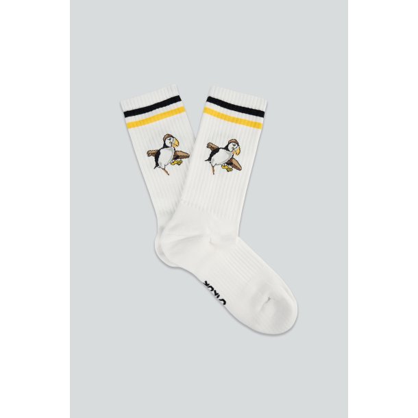 Sea parrot surf socks white 